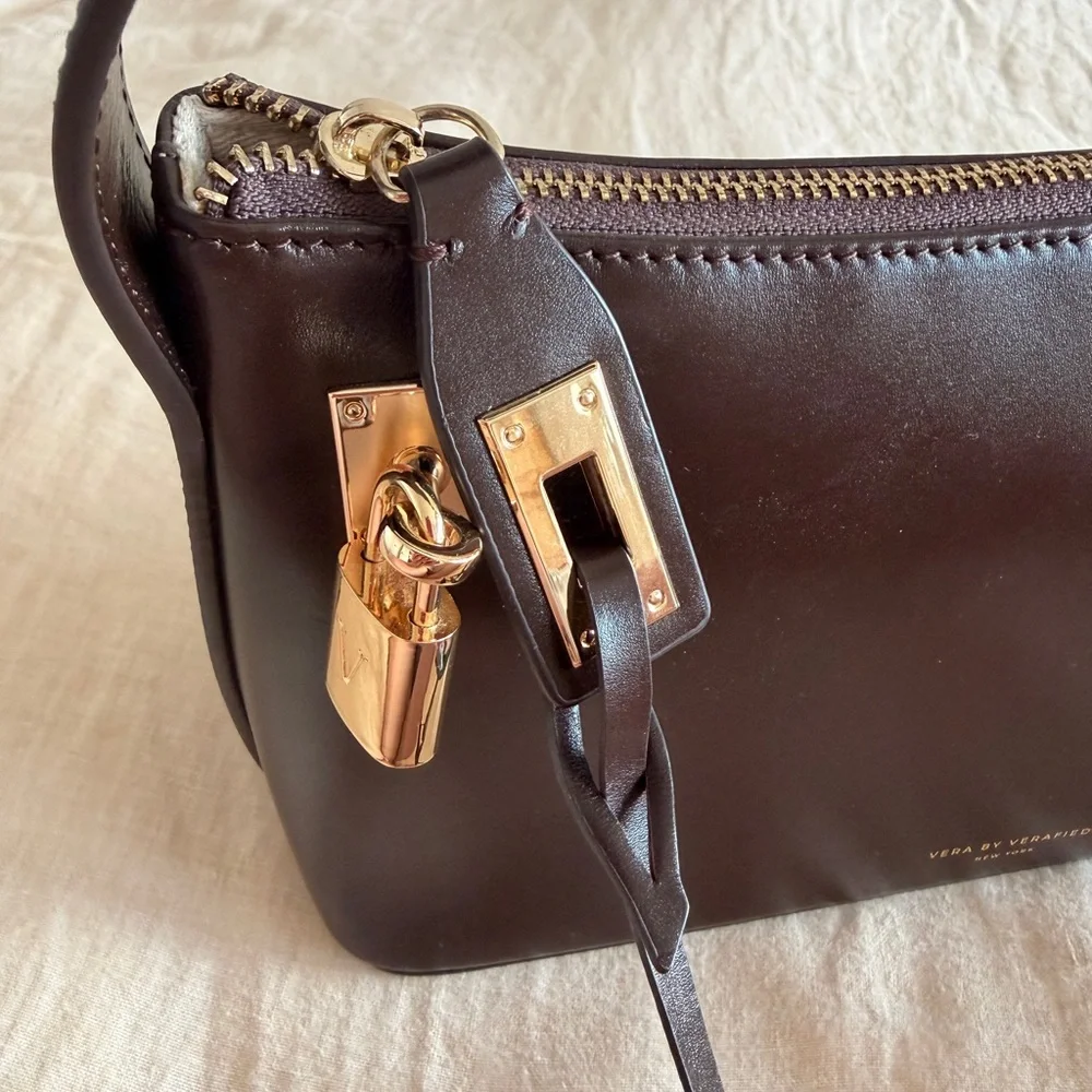 Verafied Gold Chocolate Hobo Bag - Picture 4 of 10